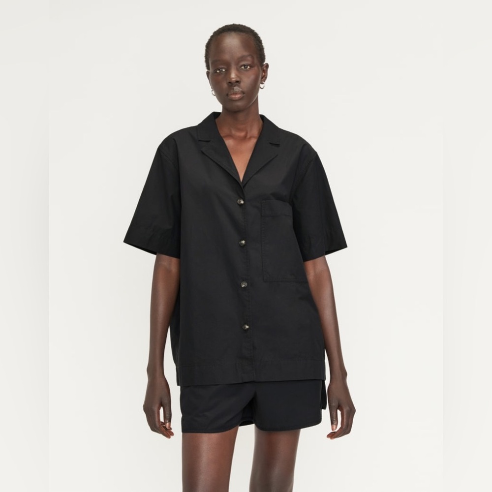 Everlane Black Button Down Shirt